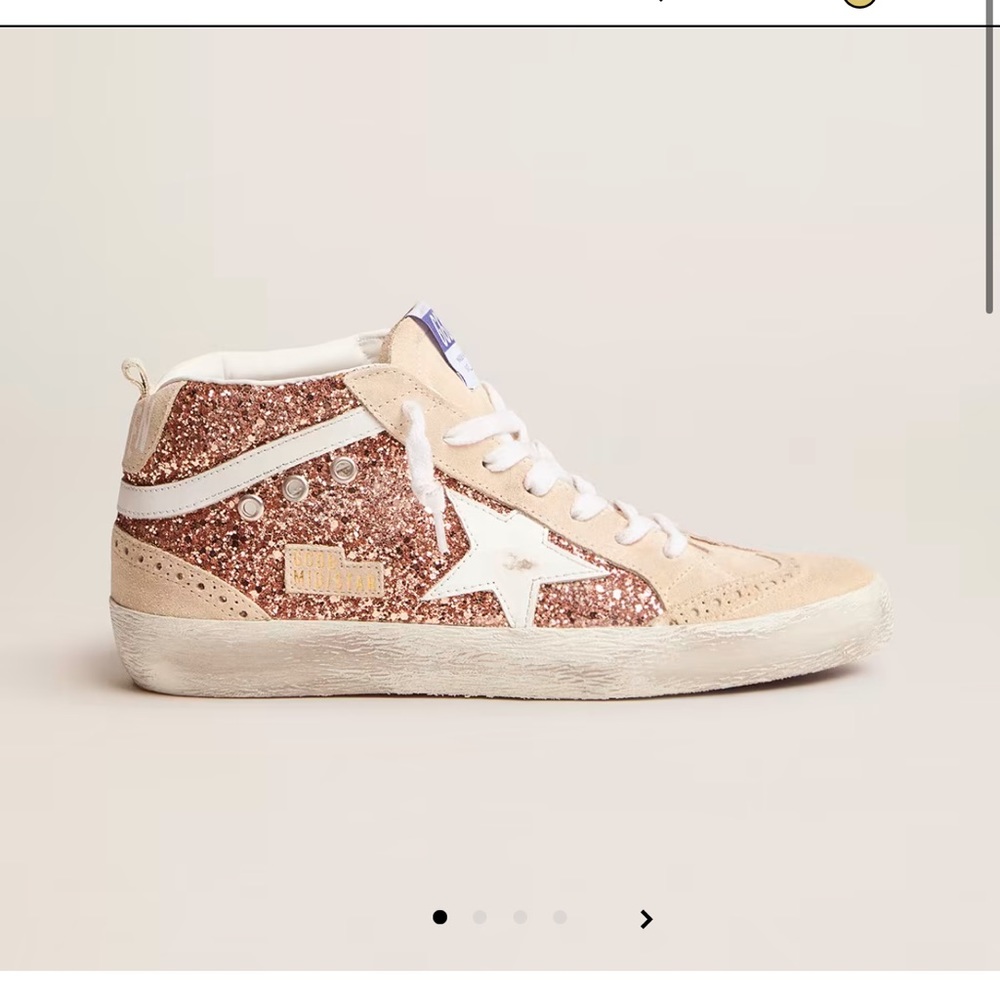 Golden Goose - Midtop with sparkles